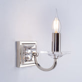 Laura Ashley Carson Wall Light Polished Nickel